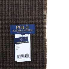 画像4: POLO RALPH LAUREN VIRGIN WOOL REVERSIBLE MUFFLER (4)