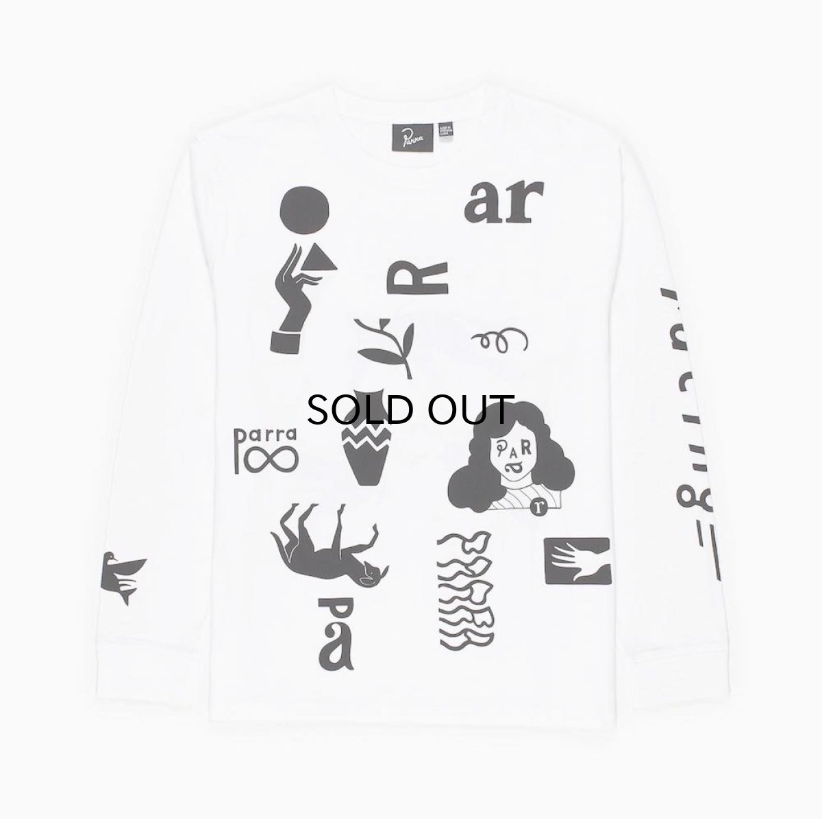 画像1: BY PARRA A LITTLE PRESSURE LONGSLEEVE T-SHIRT (1)