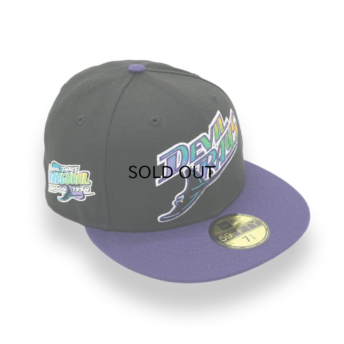 画像1: NEW ERA TAMPA BAY RAYS INAUGURAL SIDE PATCH COOPERSTOWN 59FIFTY CAP (1)