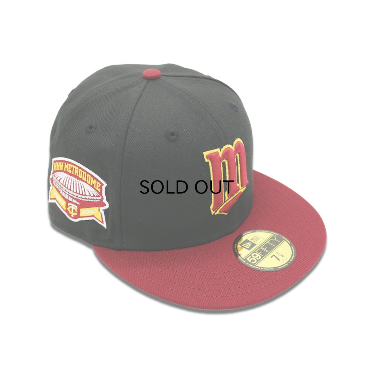 画像1: NEW ERA MINNESOTA TWINS METRODOME SIDE PATCH COOPERSTOWN 59FIFTY CAP (1)