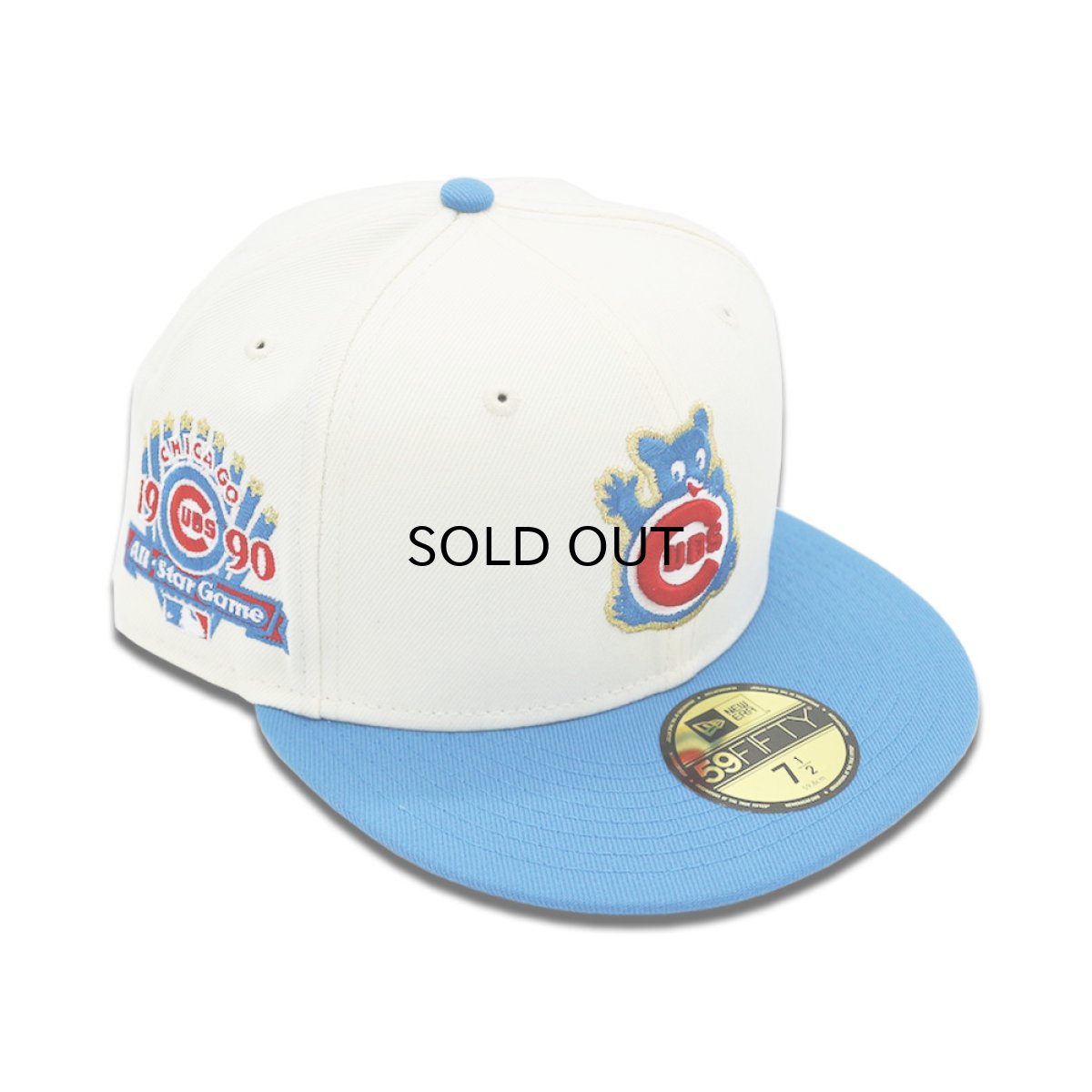 画像1: NEW ERA CHICAGO CUBS 1990 ALL STAR GAME SIDE PATCH 59FIFTY CAP (1)