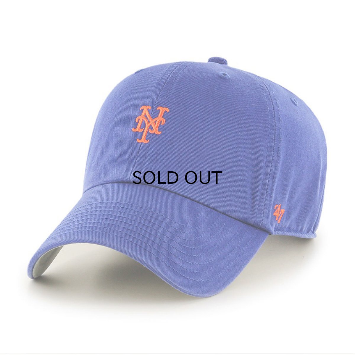 画像1: '47 BRAND NEW YORK METS BASE RUNNER CLEAN UP CAP (1)