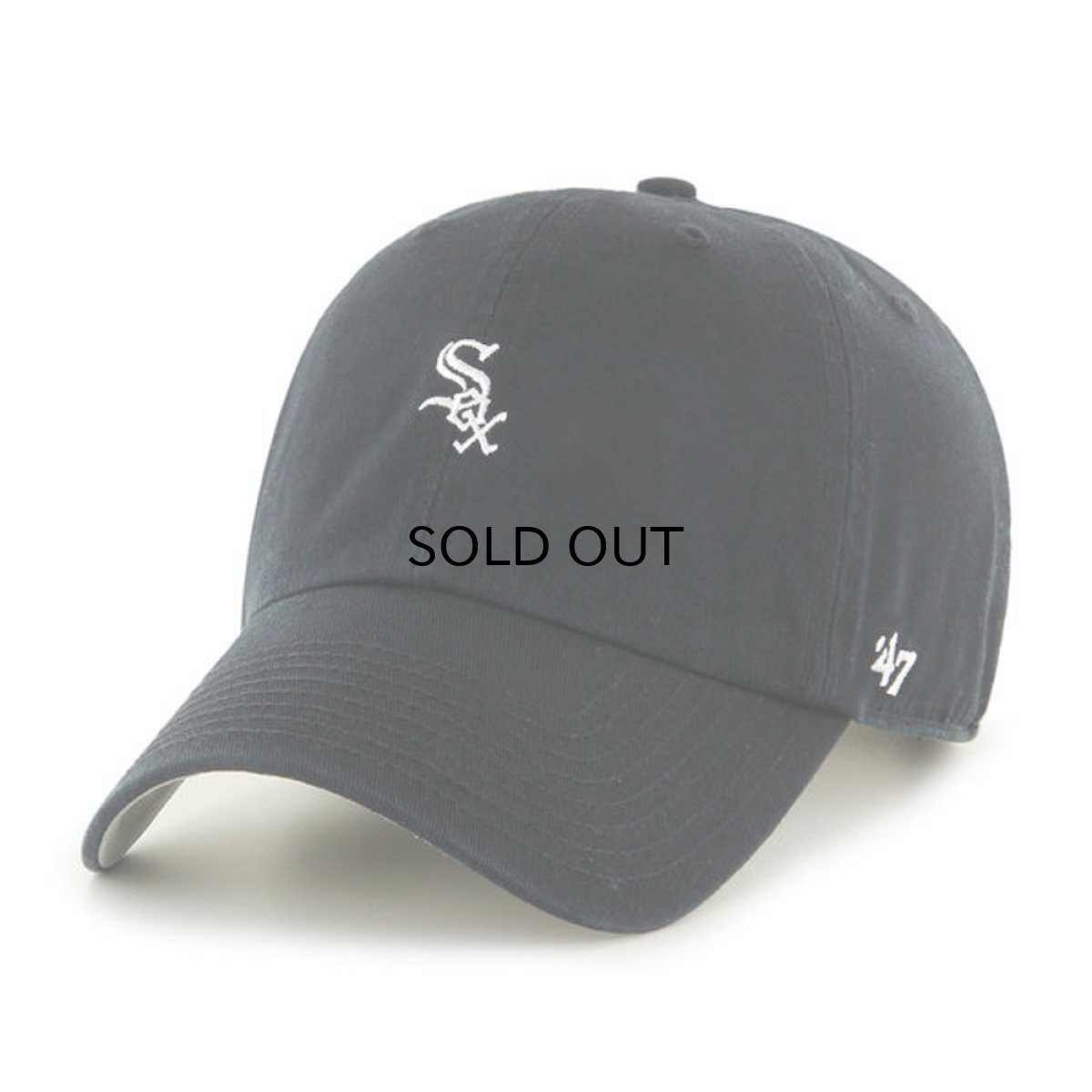 画像1: '47 BRAND CHICAGO WHITE SOX BASE RUNNER CLEAN UP CAP (1)