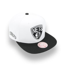 画像1: MITCHELL & NESS BROOKLYN NETS "ERIC HAZE BKLYN" SIDE PATCH SNAPBACK CAP (1)