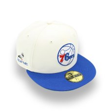 画像1: NEW ERA X STAPLE X NBA PHILADELPHIA 76ERS PIGEON LOGO SIDE PATCH 59FIFTY CAP (1)