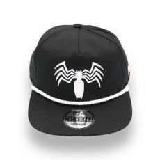 画像1: NEW ERA X MARVEL VENOM LOGO THE GOLFER SNAPBACK CAP (1)