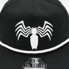 画像5: NEW ERA X MARVEL VENOM LOGO THE GOLFER SNAPBACK CAP (5)