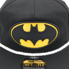 画像5: NEW ERA X DC COMICS BATMAN LOGO THE GOLFER SNAPBACK CAP (5)