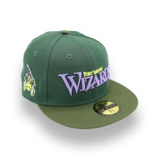 画像1: NEW ERA MiLB FORT WAYNE WIZARDS LOGO SIDE PATCH 59FIFTY CAP (1)